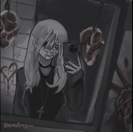 oc belongs to rottingbunni on artfight